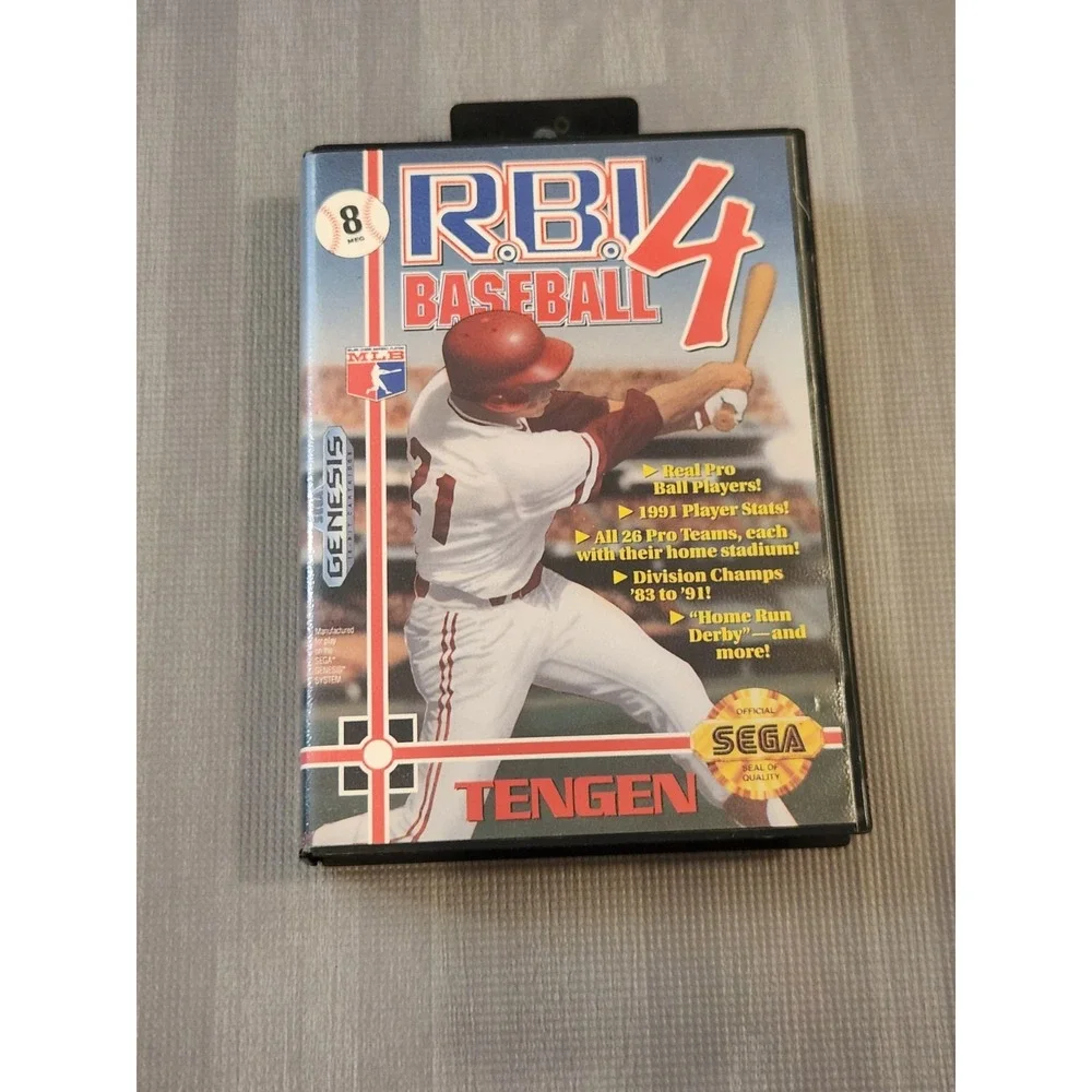 R.B.I. Baseball 4 (Sega Genesis, 1992) No Manual